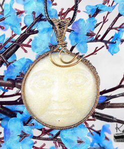 Pendentif Diane - wire wrapped en cuivre – Image 7