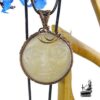 Pendentif diane en cuivre et resine