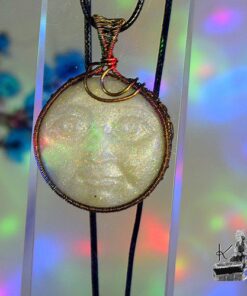 Pendentif Diane - wire wrapped en cuivre – Image 6