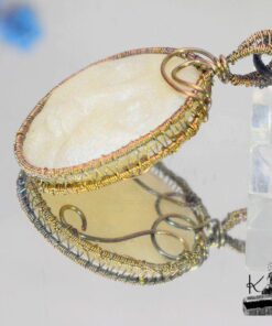 Pendentif Diane - wire wrapped en cuivre – Image 5