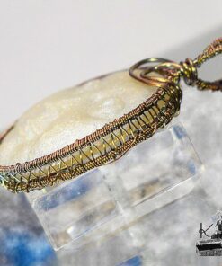 Pendentif Diane - wire wrapped en cuivre – Image 4