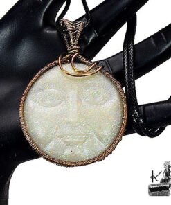 Pendentif Diane - wire wrapped en cuivre – Image 3