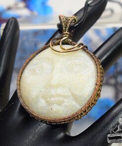 Pendentif Diane - wire wrapped en cuivre – Image 2