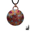 pendentif ashlem en cuivre gravé