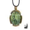pendentif eliud en seraphinite et cuivre