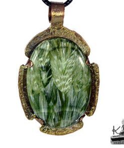 Pendentif Eliud - cuivre et seraphinite – Image 8
