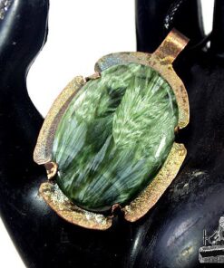 Pendentif Eliud - cuivre et seraphinite – Image 4