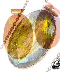 Pendentif Emyr - cuivre et labradorite – Image 10