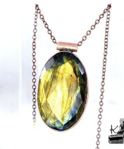 Pendentif Emyr - cuivre et labradorite – Image 7