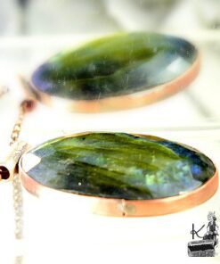 Pendentif Emyr - cuivre et labradorite – Image 4