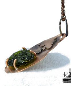 Pendentif Kandal - cuivre patiné – Image 3