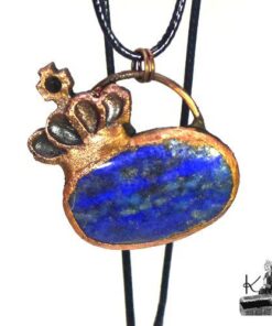 Réservé:Pendentif Zita - lapis lazuli et cuivre – Image 8