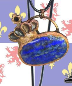 Réservé:Pendentif Zita - lapis lazuli et cuivre – Image 7