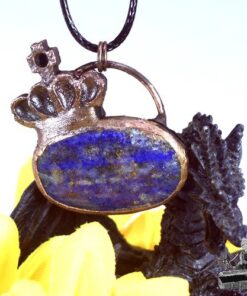 Réservé:Pendentif Zita - lapis lazuli et cuivre – Image 5