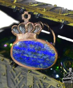 Réservé:Pendentif Zita - lapis lazuli et cuivre – Image 3