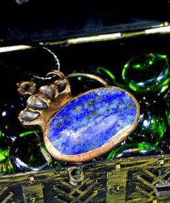 Réservé:Pendentif Zita - lapis lazuli et cuivre – Image 2
