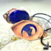 Pendentif alastar en soldalite et cuivre