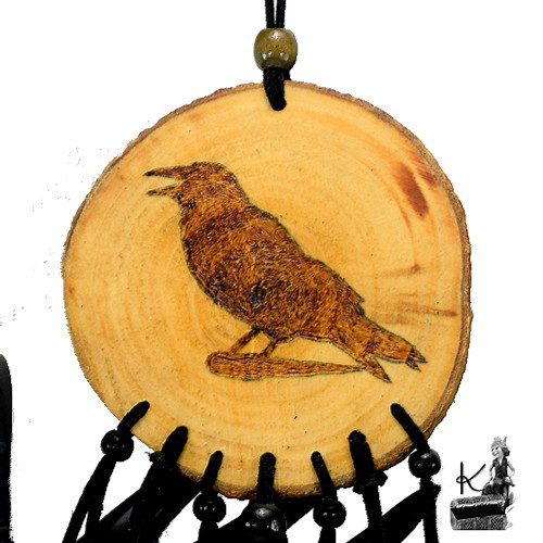 Décoration murale Corvus - bois et cuivre – Image 4