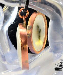 Pendentif Nellas - moss solar quartz sertie cuivre – Image 5