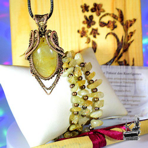 Trésor-Box printemps Fraech - quartz rutile doré – Image 4