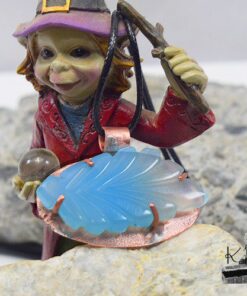Réservé : Pendentif Hoela - cuivre et calcedoine bleue – Image 4