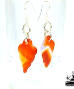 Boucles d'oreille Caemgen en cornaline