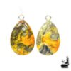 Boucles d'oreille Einri en crazy lace agate