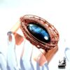 bracelet manchette montre panlong avec labradorite