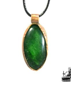 Pendentif Abeytu - Aventurine verte et cuivre – Image 8