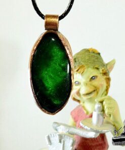 Pendentif Abeytu - Aventurine verte et cuivre – Image 5
