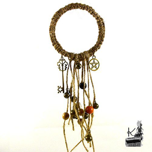 Cloches de sorcière Catelyn en jute