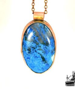 Pendentif Talluhla - azurite et cuivre – Image 8