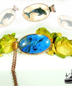 Pendentif Talluhla - azurite et cuivre – Image 4