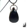 Pendentif laserian en cuivre et tourmaline noire