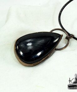 Pendentif Laserian - tourmaline noire et cuivre – Image 6