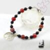 Bracelet Neala en jaspe rouge et en tourmaline noire pour ancrage