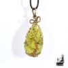 Pendentif Noreen arbre de vie sur prehnite