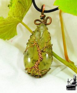 Pendentif Arbre de vie Noreen - préhnite – Image 7