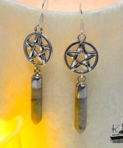 Boucles d'oreille Ainara - labradorite – Image 5