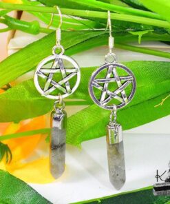 Boucles d'oreille Ainara - labradorite – Image 2