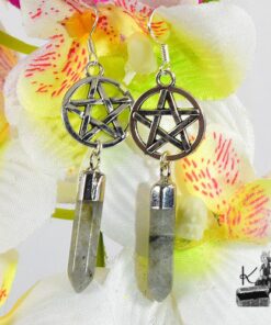 Boucles d'oreille Ainara - labradorite – Image 6