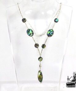 Collier Lully en abalone et miyukis
