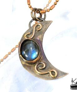 Pendentif Poehina - cuivre et labradorite – Image 6
