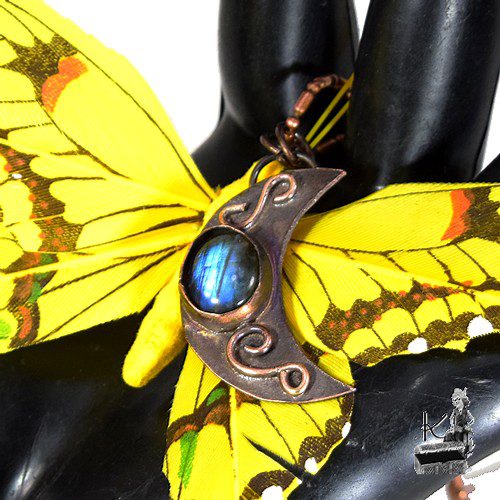 Pendentif Poehina - cuivre et labradorite – Image 4