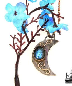 Pendentif Poehina - cuivre et labradorite – Image 2