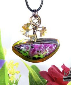 Pendentif Sandia - cuivre et rubis zoïsite – Image 7