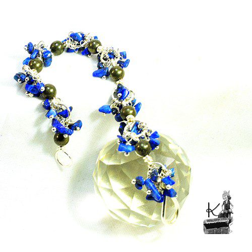 Bracelet Sorel - lapis lazuli et pyrite – Image 3