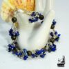 Bracelet Sorel en pyrite et lapis lazuli