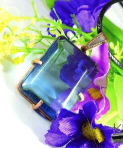Pendentif Lona - topaze sertie cuivre – Image 7