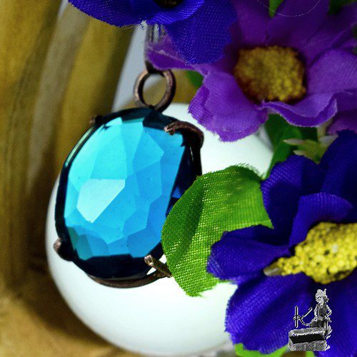 Pendentif Iestin - spinelle bleu – Image 5